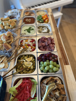 The Mediterranean Mezze/Appetizer Cart